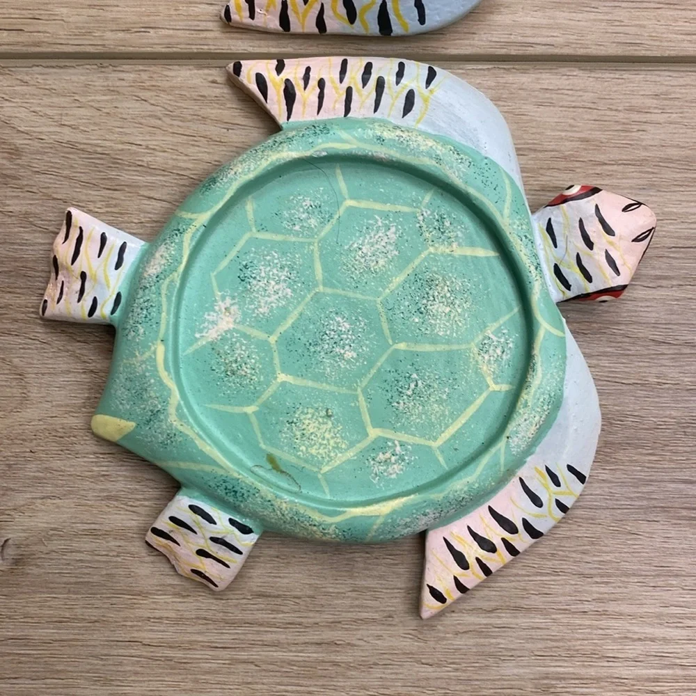 Hand Painted‎ Turtle Coasters
